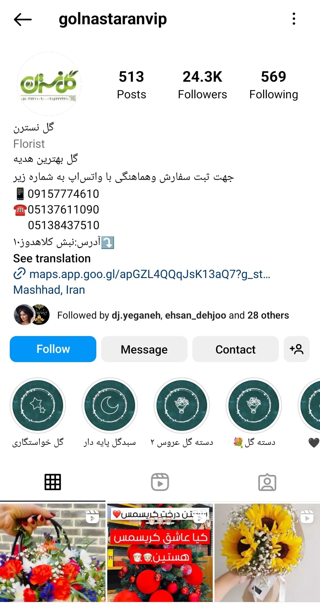 گل نسترن instagram prpfile